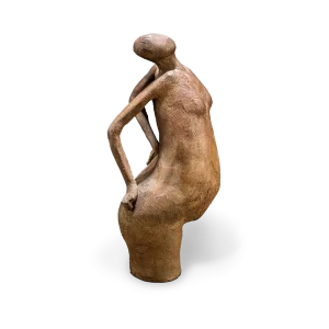 Mujer con brazos en la cadera, 1959. 28×13×14 cm, bronce.