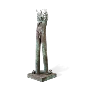 Ramas, 2000. 117×41×41 cm, bronce.