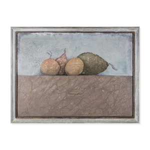 Frutos de duelo Nº 2, 1982. 45×62 cm, acrílico y óleo sobre lino y madera.