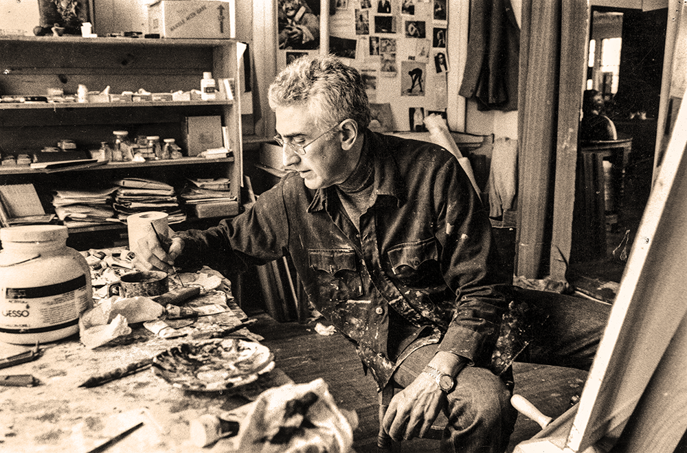 Jim Amaral. Jim en su estudio, 1987